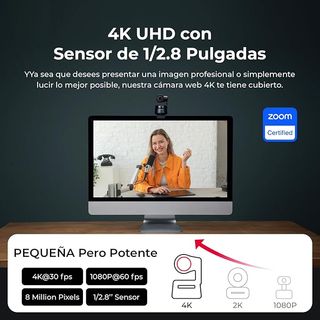 OBSBOT Tiny 2 Lite Webcam 4K AI NUOVA