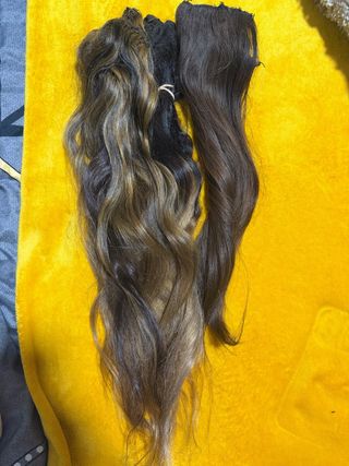 Extensiones pelo natural /liso 65 Cm largo
