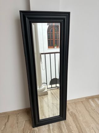 Espejo Marco Madera Oscura