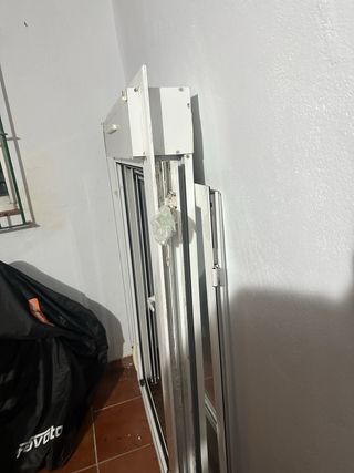 2 Ventanas 100x160 Blanca Doble Cristal