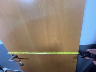 Puerta interior madera maciza con condena