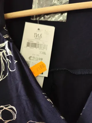 Camiseta larga M&S Mode floral XXL