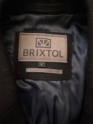 Cappotto uomo Brixton nero