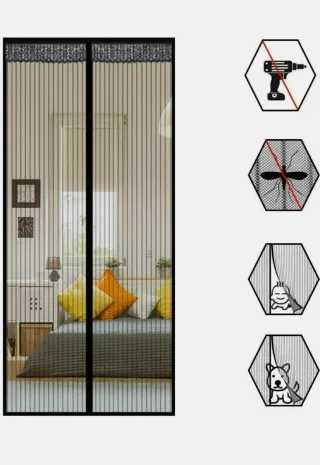 TENDA ZANZARIERA MAGNETICA CON CALAMITA