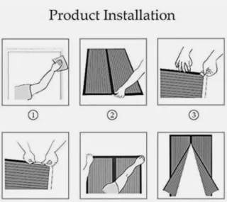 TENDA ZANZARIERA MAGNETICA CON CALAMITA