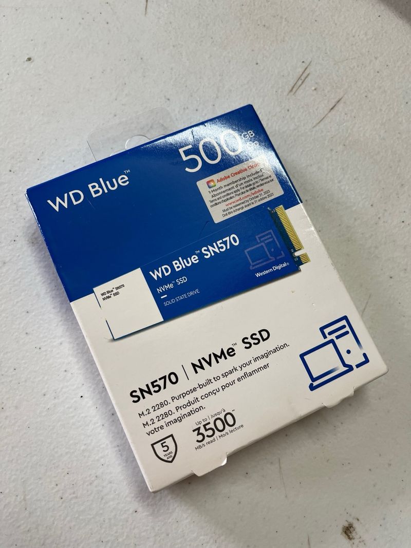 WD Blue SN570 NVMe SSD 500GB