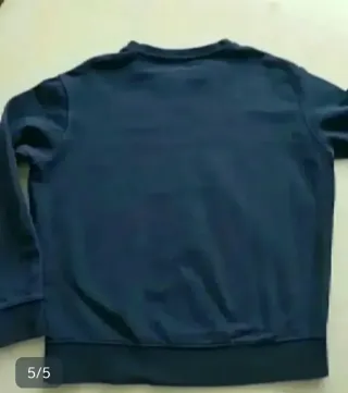 Sudadera azul Mango con estampado