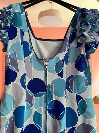 Traje Gitana Azul Talla 44