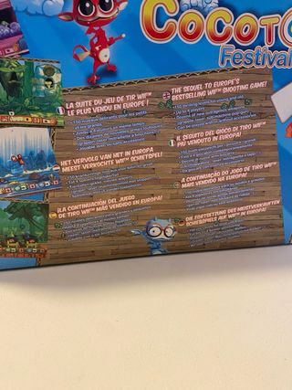 Juego Wii Cocoto Festival + Accesorios nuevo
