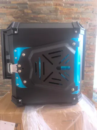 Top Case Aluminio 55L Negro.