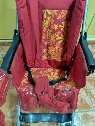 Carro de paseo Nurse rojo