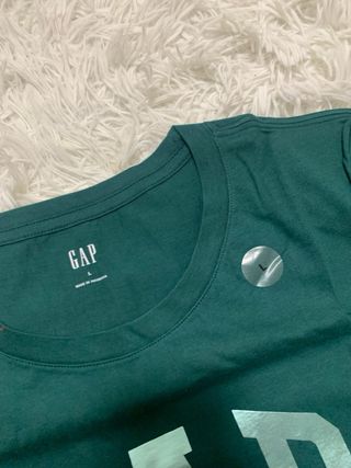 Maglietta Gap Verde Donna Taglia L