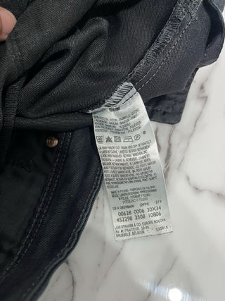 Jeans Levi's 628 Slim Fit Neri W30