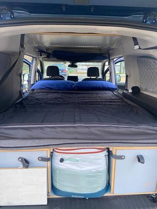 Furgoneta camperizada techo elevable