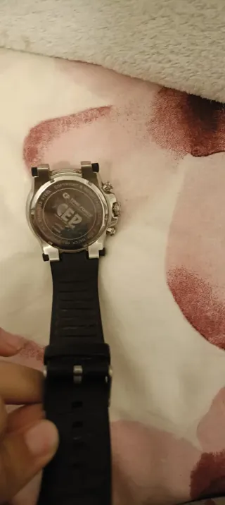 Reloj TIME FORCE Negro y Plateado