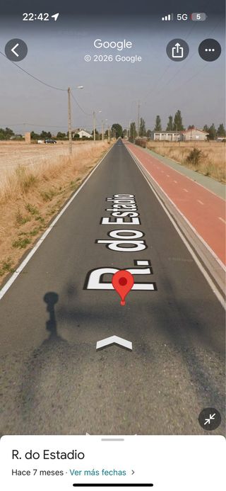 Terreno en Moreira, camino al estadio.