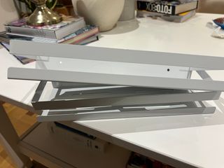 Estanterías acero inoxidable -2 piezas baño/cocina