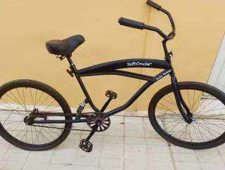 Bicicleta Estilo Cruiser Negra