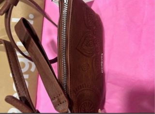 Bolso bandolera Desigual marrón