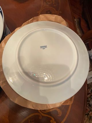 Sargadelos Vajilla 12 Servicios Peixes Azul