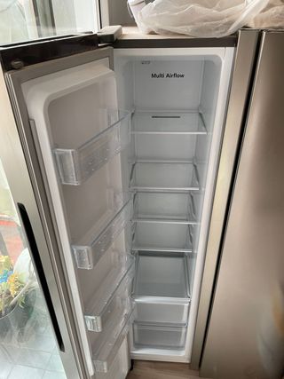Nevera Americana Hisense Acero Inoxidable