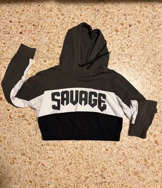 Sudadera Savage Crop Top