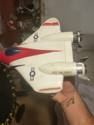 Avión Super Jet Fighter Radio Juguete coleccionist