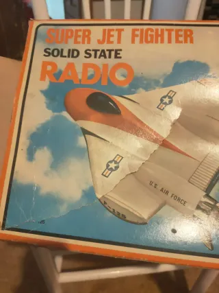 Avión Super Jet Fighter Radio Juguete coleccionist