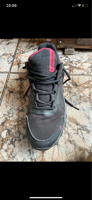 Zapatillas Trekking Mountain Pro Negras y Rosas