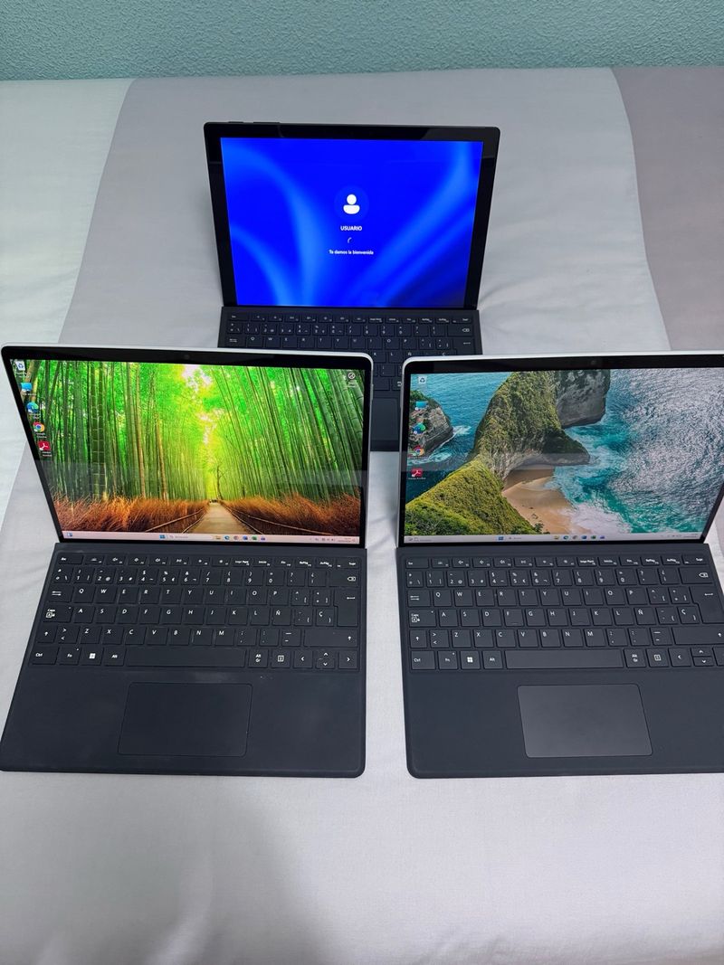 Lote 3 Microsoft Surface Pro 7+ y 8