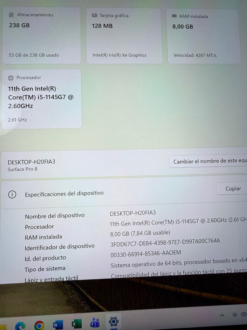 Lote 3 Microsoft Surface Pro 7+ y 8 afbeelding 8