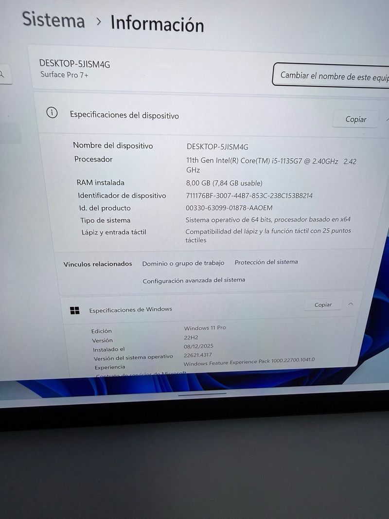 Lote 3 Microsoft Surface Pro 7+ y 8 afbeelding 7