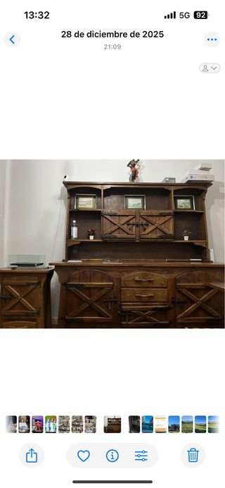 Mueble de madera rústico