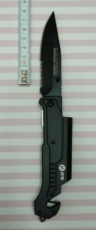 REBAJA! K25 TÁCTICA + LINTERNA + PEDERNAL + FUNDA