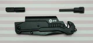 REBAJA! K25 TÁCTICA + LINTERNA + PEDERNAL + FUNDA