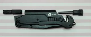 REBAJA! K25 TÁCTICA + LINTERNA + PEDERNAL + FUNDA