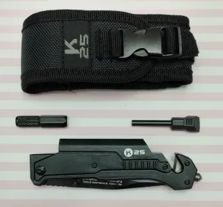 REBAJA! K25 TÁCTICA + LINTERNA + PEDERNAL + FUNDA
