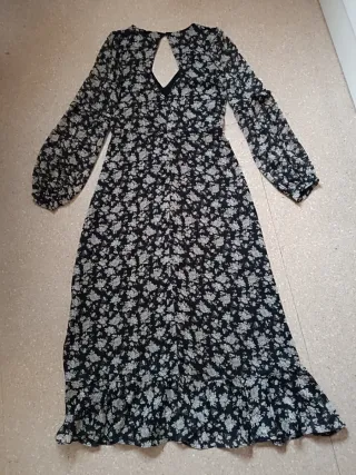 Vestido floral Zara Talla S