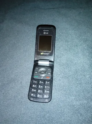 LG Movistar Teléfono Móvil Tapa Negro