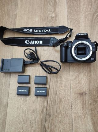 Cámara Canon EOS 350D Negra