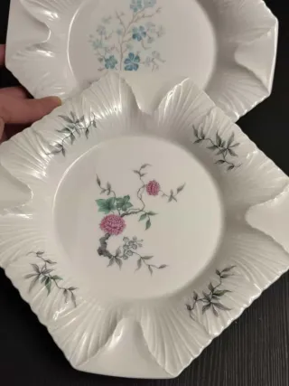 2 Platos Limoges France Porcelana
