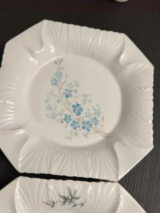 2 Platos Limoges France Porcelana