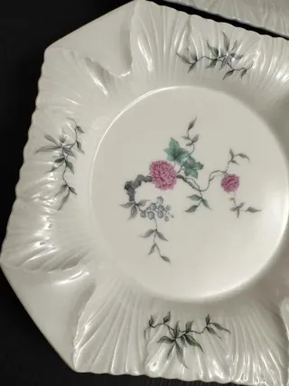 2 Platos Limoges France Porcelana