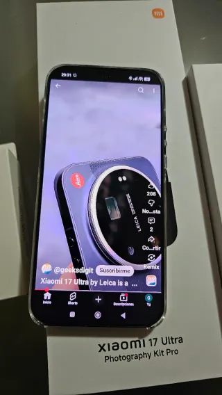 Xiaomi 17 Ultra 1TB + Cargador + Kit Fotografía