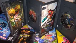 Lote Gamecube PAL España Metroid Prime 1 y 2