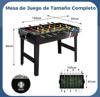 Mesa Multijuegos 4 en 1