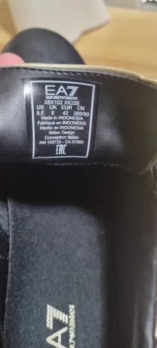 Zapatillas Emporio Armani Negras nuevas