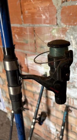 Lote 4 cañas de pescar