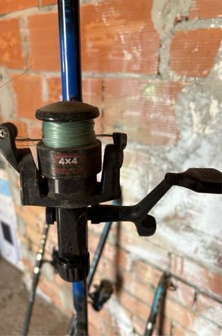 Lote 4 cañas de pescar