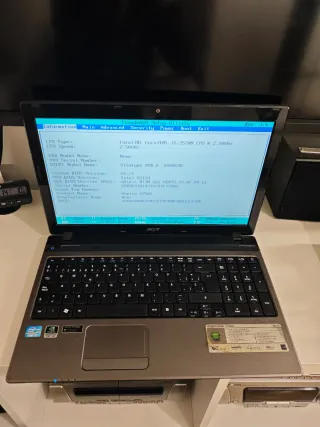 Portátil Acer Aspire 5750G para piezas
